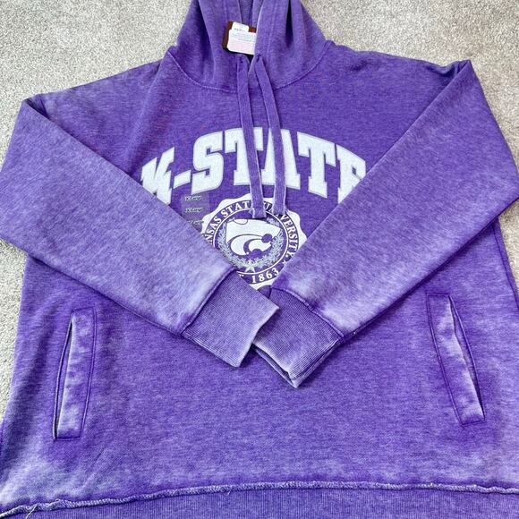 Three Square Women's K-State KSU Kansas State University Wildcats Hoodie (Sz XL) - Picture 8 of 11